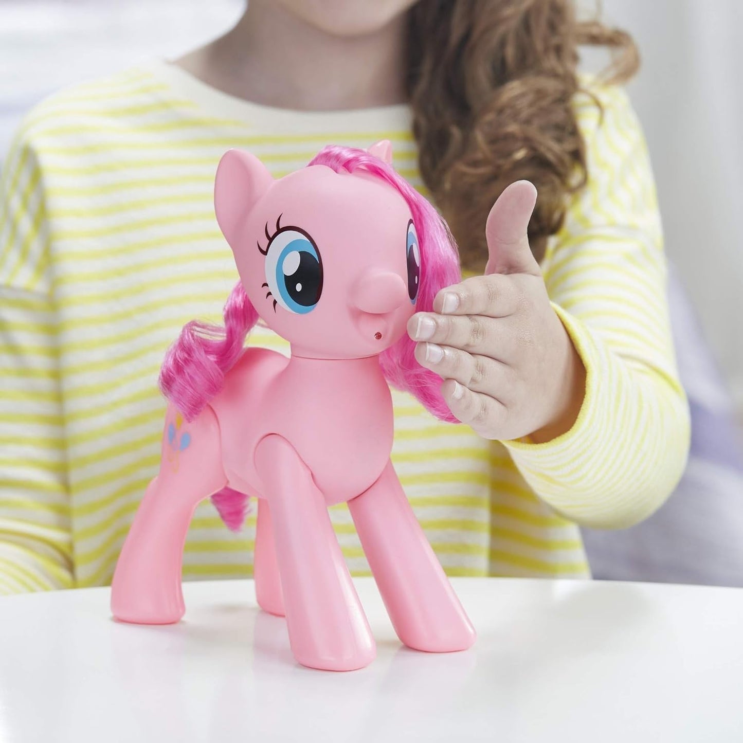 My Little Pony Toy Oh My Giggles Pinkie Pie - 8" Interactive Toy with Sounds & Movement, Kids Ages 3 Years Old & Up