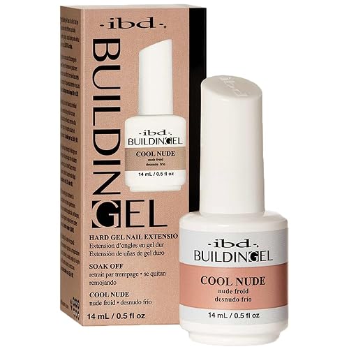 IBD Building Gel, Hard Gel Nail Extension, Cool Nude, Soak-Off, Nail Builder Strengthener, 0.5 fl oz Beauty & Personal Care IBD