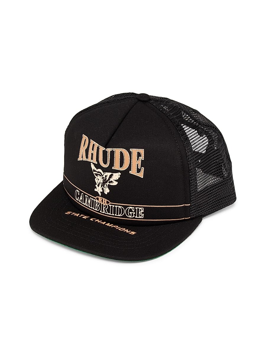 Rhude, Cambridge State Champs Trucker Hat, Black