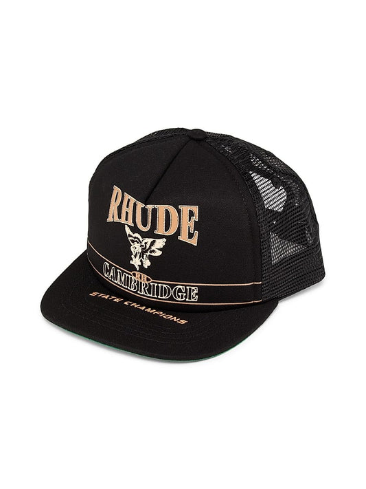 Rhude, Cambridge State Champs Trucker Hat, Black