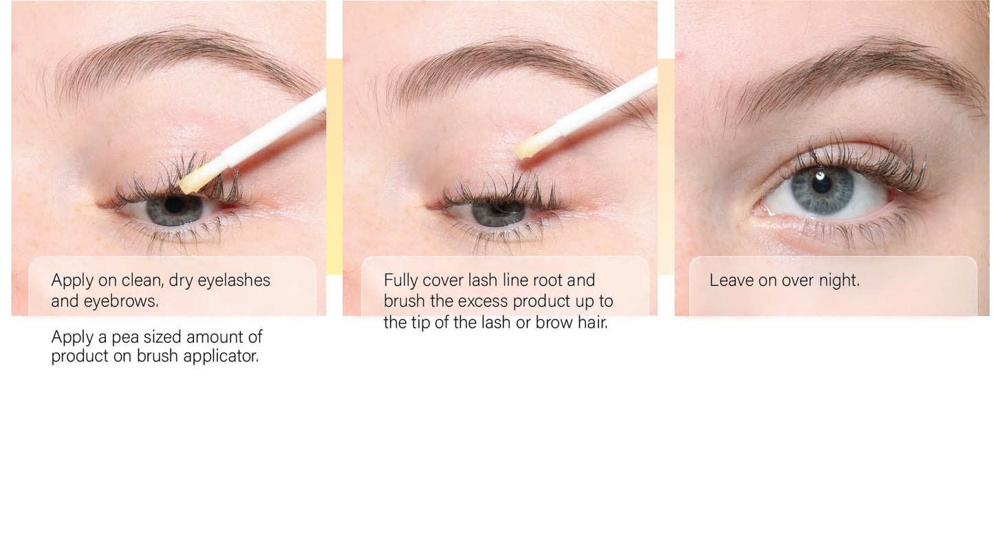 Godefroy Double Lash and Brow Treatment, for longer & thicker eyelash and eyebrows (3ml + applicator)