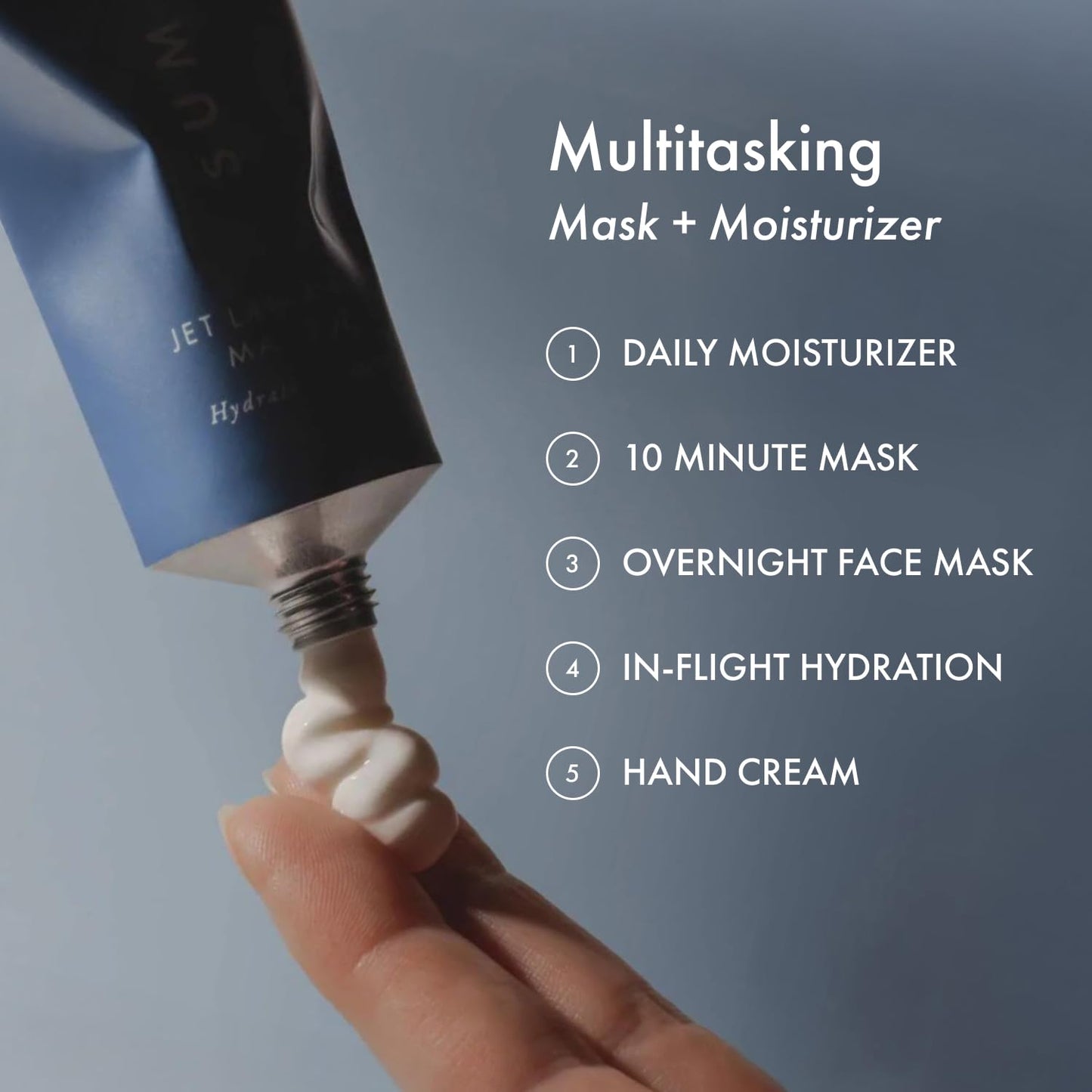 Summer Fridays Jet Lag Mask - Hydrating Face Moisturizer + Mask - Enriched with Hyaluronic Acid, Niacinamide, Glycerin + Antioxidants Helps Nourish