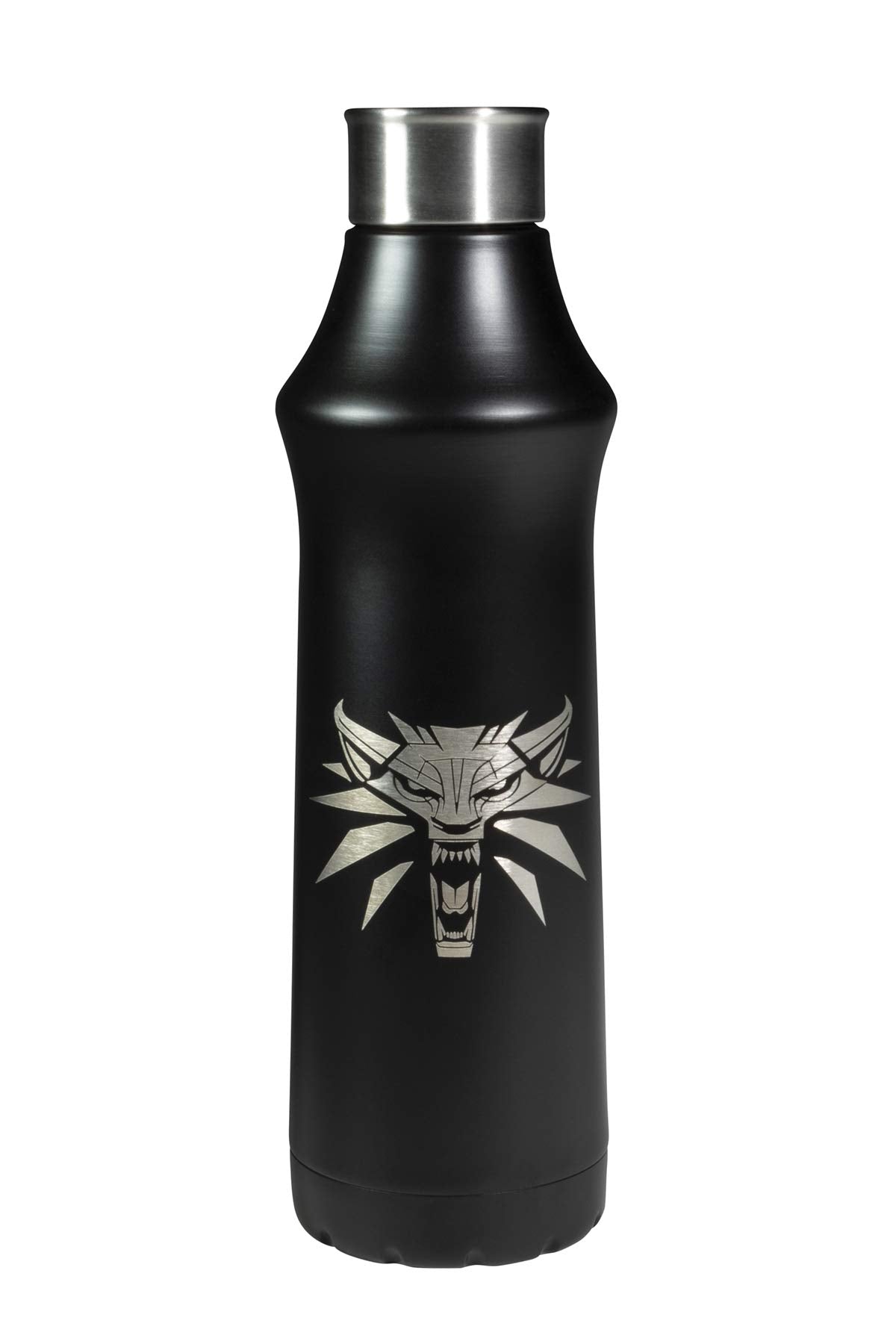 Dark Horse Deluxe The Witcher 3: Wild Hunt Metal Water Bottle, Black