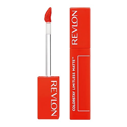 Revlon ColorStay Limitless Matte Liquid Lipstick, Vegan Formula, No-Budge, Longwear Lip Color, Long Lasting, Lightweight/Comfortable, Waterproof, 009