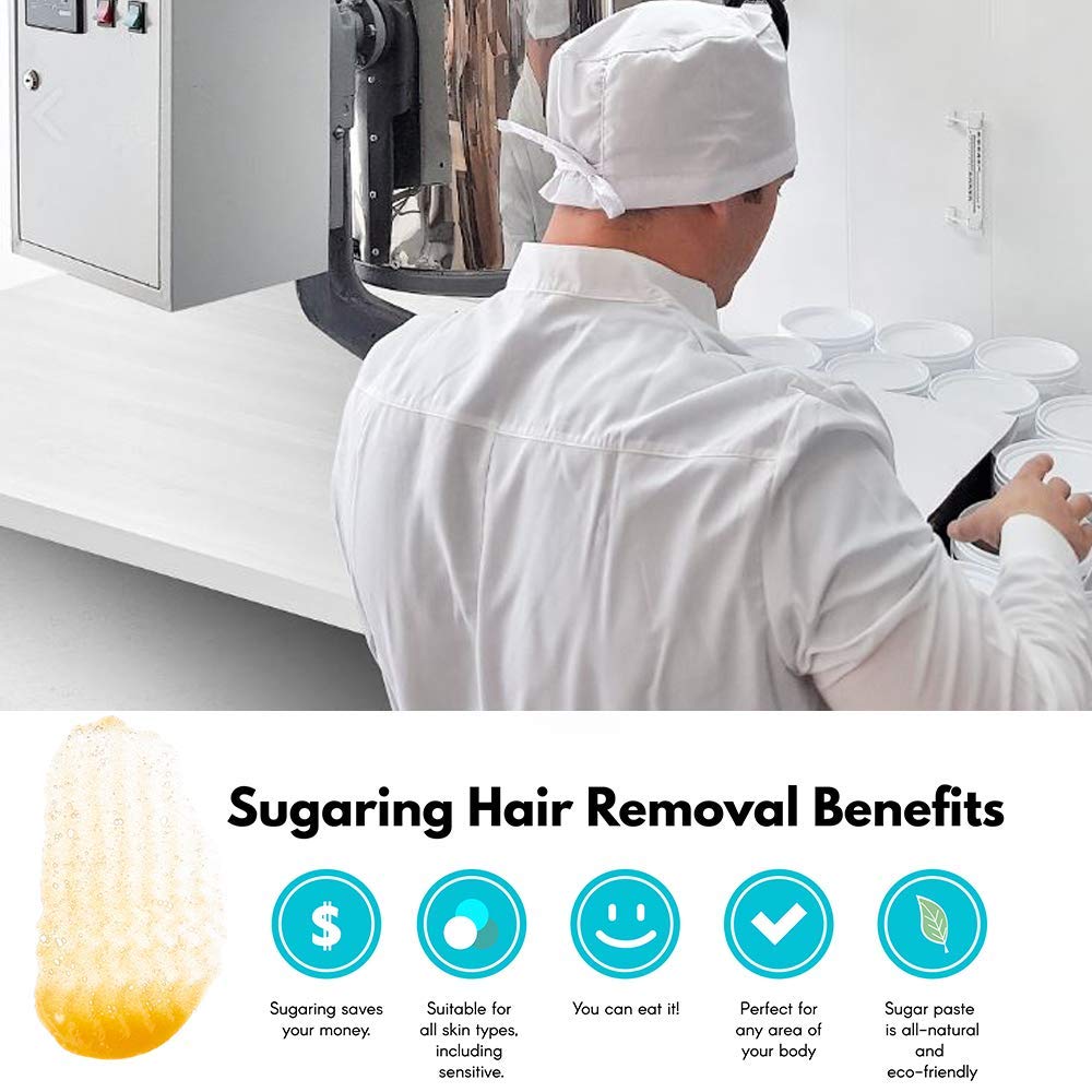 Sugaring Kit for Personal use Professional Grade + 15 Strips + Sugaring Applicator Beauty and Personal Care Sugaring