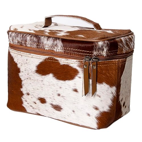 American Darling Jewelry Case Hair-On Genuine Leather Women Bag Western Handbag Purse | for Travel