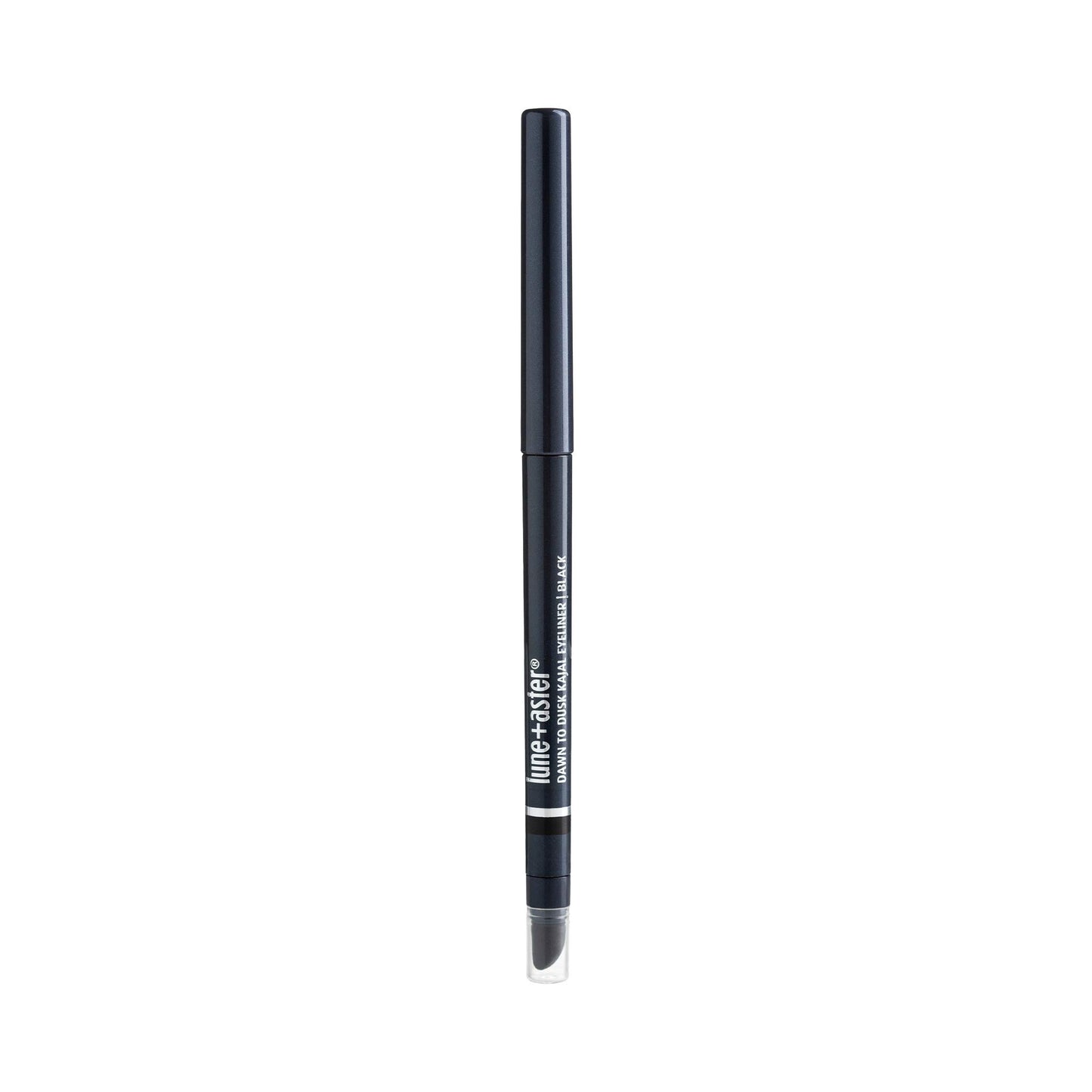 Lune+Aster Dawn To Dusk Kajal Eyeliner | Twist Up Applicator, Built-In Smudge Tip, Creamy Long-Wear Formula - High-Impact Black