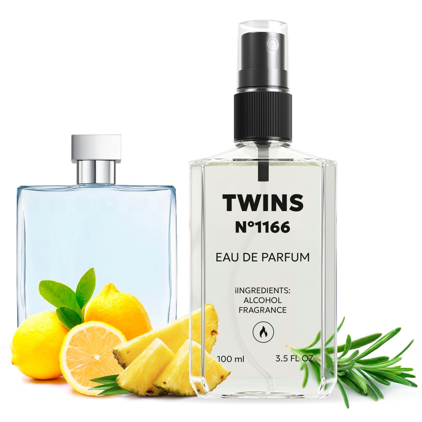 TWINS Impression of Chrome | Perfume for Men Eau de Parfum | No.1166 | 3.4 Fl Oz / 100 ml Beauty and Personal Care TWINS PARFUM Default Title