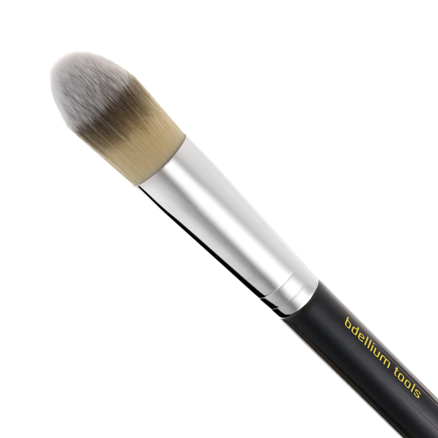 Bdellium Tools Professional Makeup Brush - Maestro Series 949 Pointed Foundation - With Soft Synthetic Fibers, For Foundation & Concealing (Black