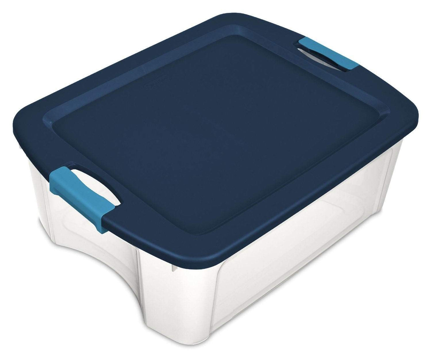 Sterilite 28 Quart / 12 Gallon Clear Latch and Carry Storage Box 16558010