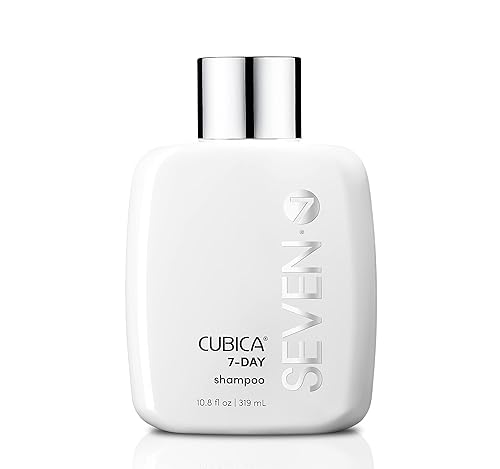 SEVEN Haircare Cubica 7-DAY Shampoo for Women, Men, All Hair Types, Add Shine and Moisture to Hair, Sulfate & Paraben Free, Cruelty Free with Biotin +