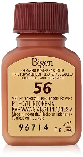 Bigen Powder Hair Color #56 Rich Medium Brown 0.21oz (2 Pack)
