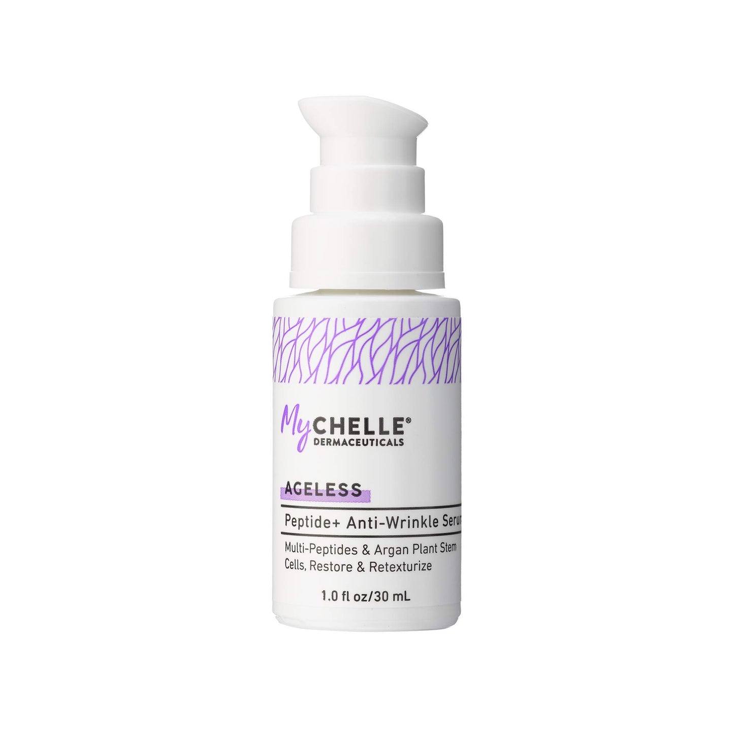 MyCHELLE Dermaceuticals Peptide+ Anti-Wrinkle Serum - Anti-Aging Serum with Peptides & Argan Plant Stem Cells to Help Restore Skin & Help Reduce the