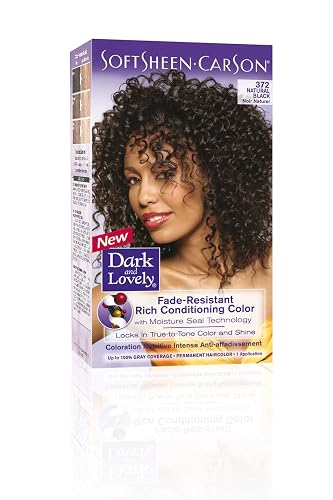 Dark & Lovely Dark And Lovely Natural Black 372# Fade Resistant Permanent Hair Colour