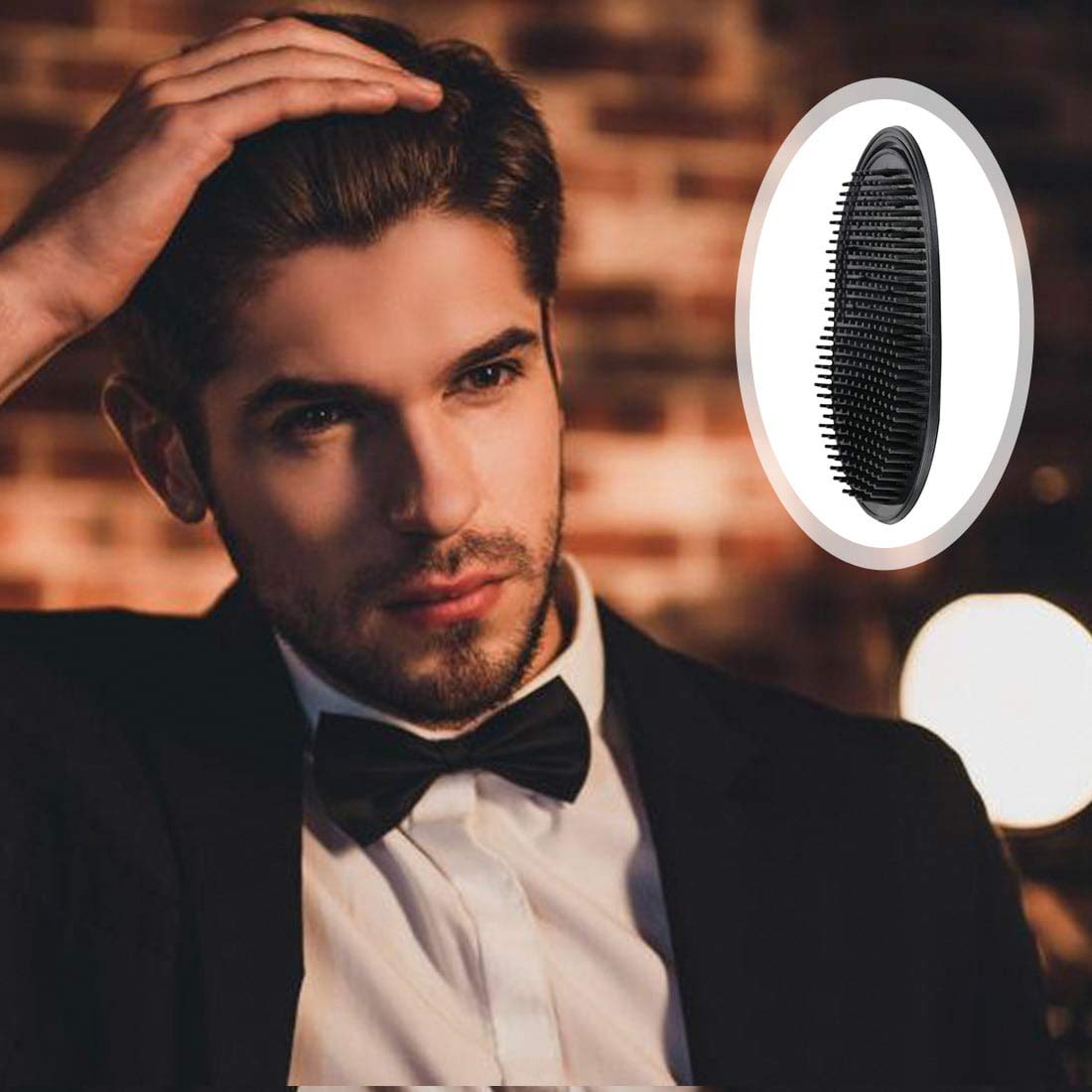 6Pcs shampoo pocket comb massage hair comb pocket palm brush comb portable hair comb beard comb creative scalp brush pocket combs for men and pets