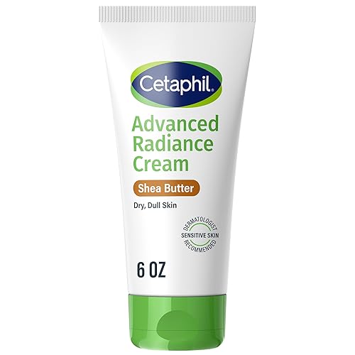 Cetaphil Advanced Radiance Cream with Shea Butter, 6 oz, For Dry, Dull Skin, More Radiant Skin, 48 Hour Hydration, All Skin Tones & Types