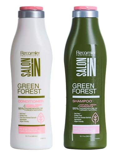 Recamier Professional Salon In Hair Care Treatment Set Organic Shampoo and Conditioner Sulfate Free 10.1 OZ