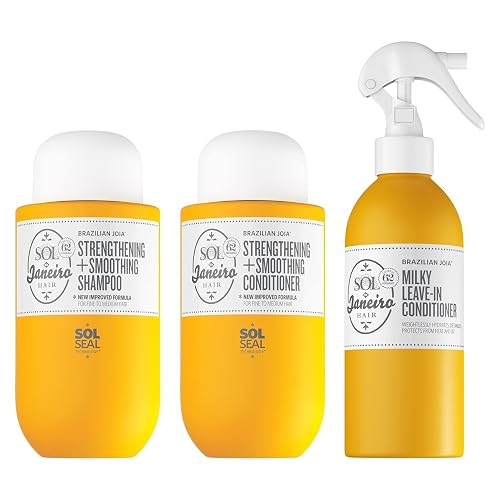 Sol de Janeiro Hair Repair Set Brazilian Joia Shampoo, Conditioner, Leave-In Conditioner Spray
