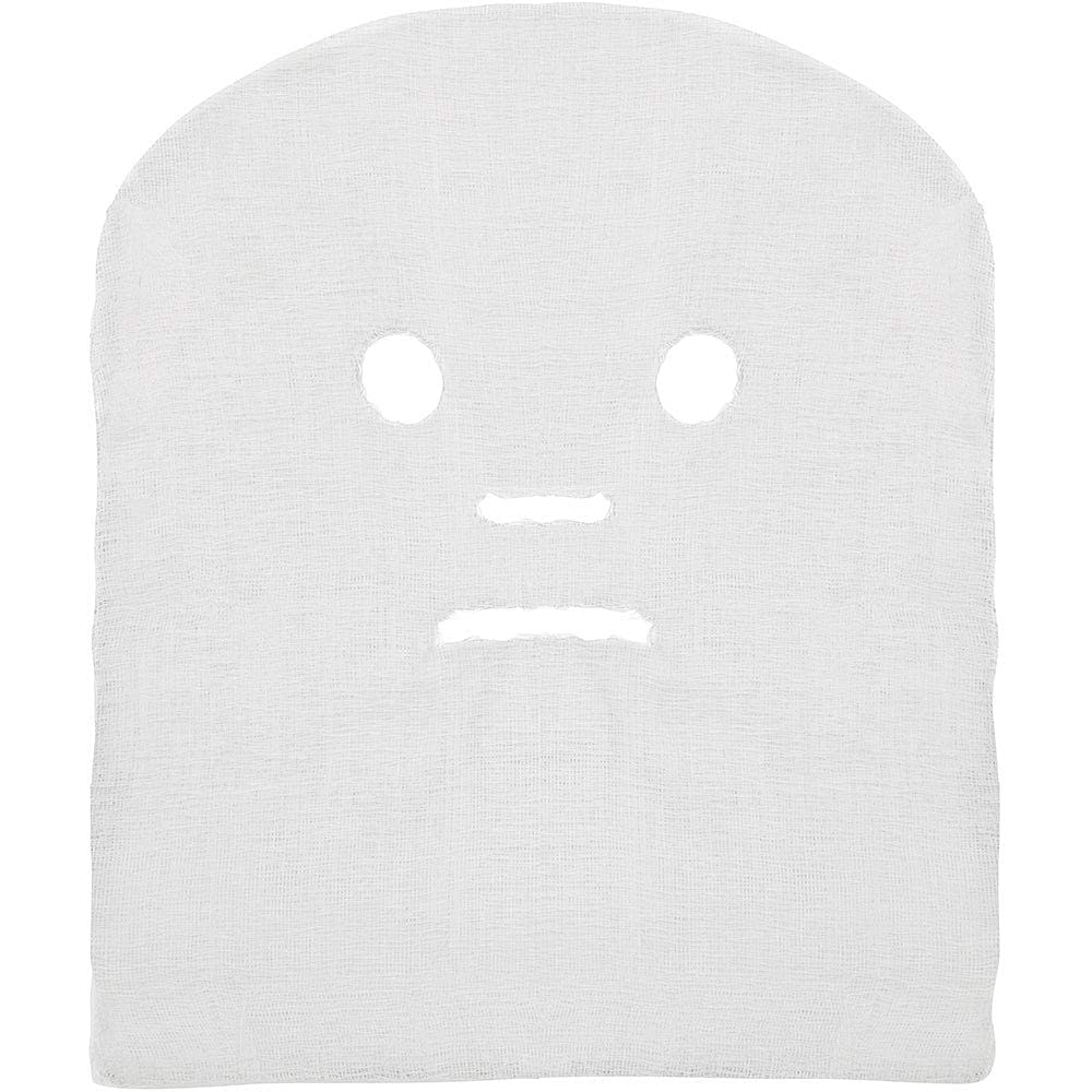 ForPro Professional Collection Precut Gauze Facial Mask, 100% Cotton Gauze, for High Frequency Facial Treatments and Masks, 100-Count