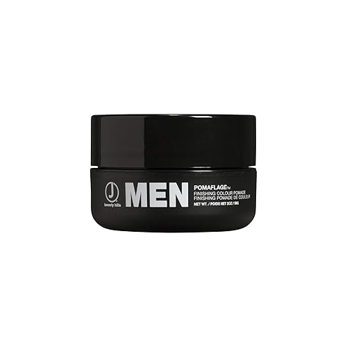 J Beverly Hills Men's Pomaflage Finishing Color Pomade Grey Concealer With Medium Hold, 2 Oz
