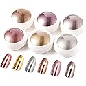 100% Metallic Effect Gold Chrome Nail Powder BISHENGYF: Holographic Mirror Glitter Gold Chrome Pigment Manicure Silver Copper Rose Gold Chrome Nail