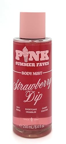 Victoria's Secret Pink Body Mist Strawberry Dip 8.4 Fl Oz