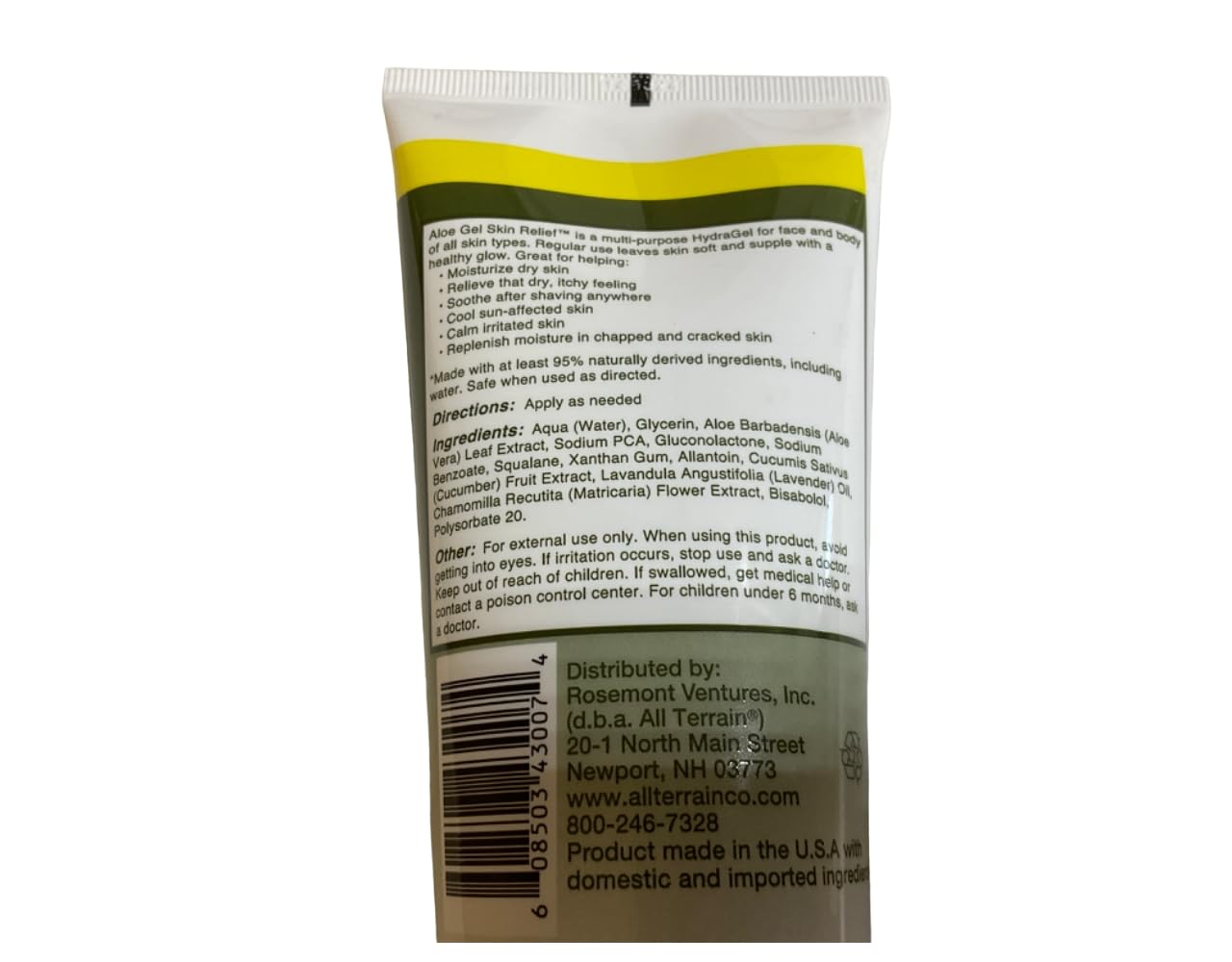 Aloe Gel Skin Repair 5 oz.