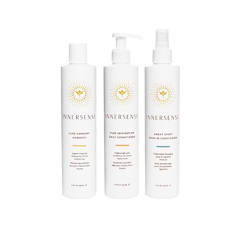 INNERSENSE Organic Beauty - The Pure Trio Collection | Non-Toxic, Cruelty-Free, Sustainable Haircare (Full Size)