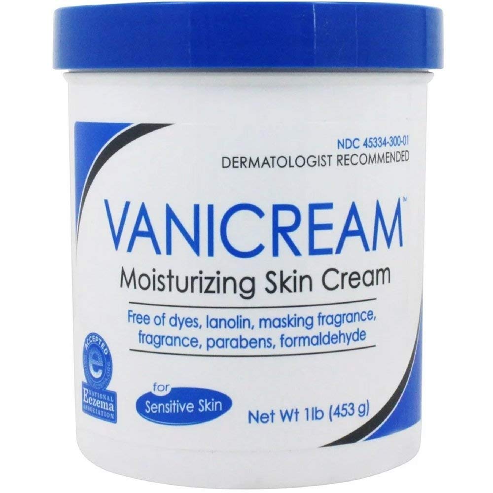 Vanicream Moisturizing Skin Cream for Sensitive Skin 1lb (Pack of 9)