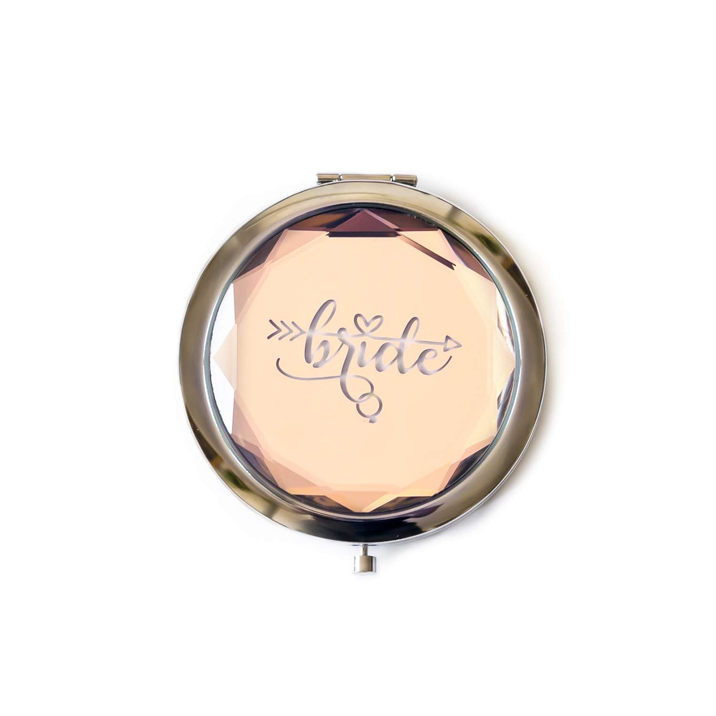 Customizable World Set of 6 Small Mirror Pocket Bride Tribe Gifts Bachelorette Bridesmaid Gift Favors, I Do Crew