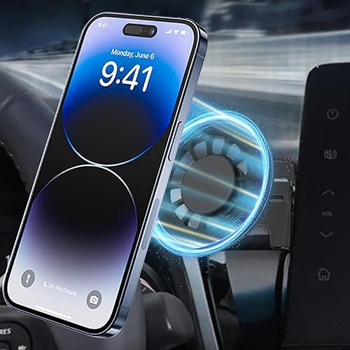 Zchan Car Phone Holder Mount for Toyota Camry 2021-2024 Car Accessories Car Mount 360°Rotation for Car Phone Holder Magnetic Hands Free Compatible…