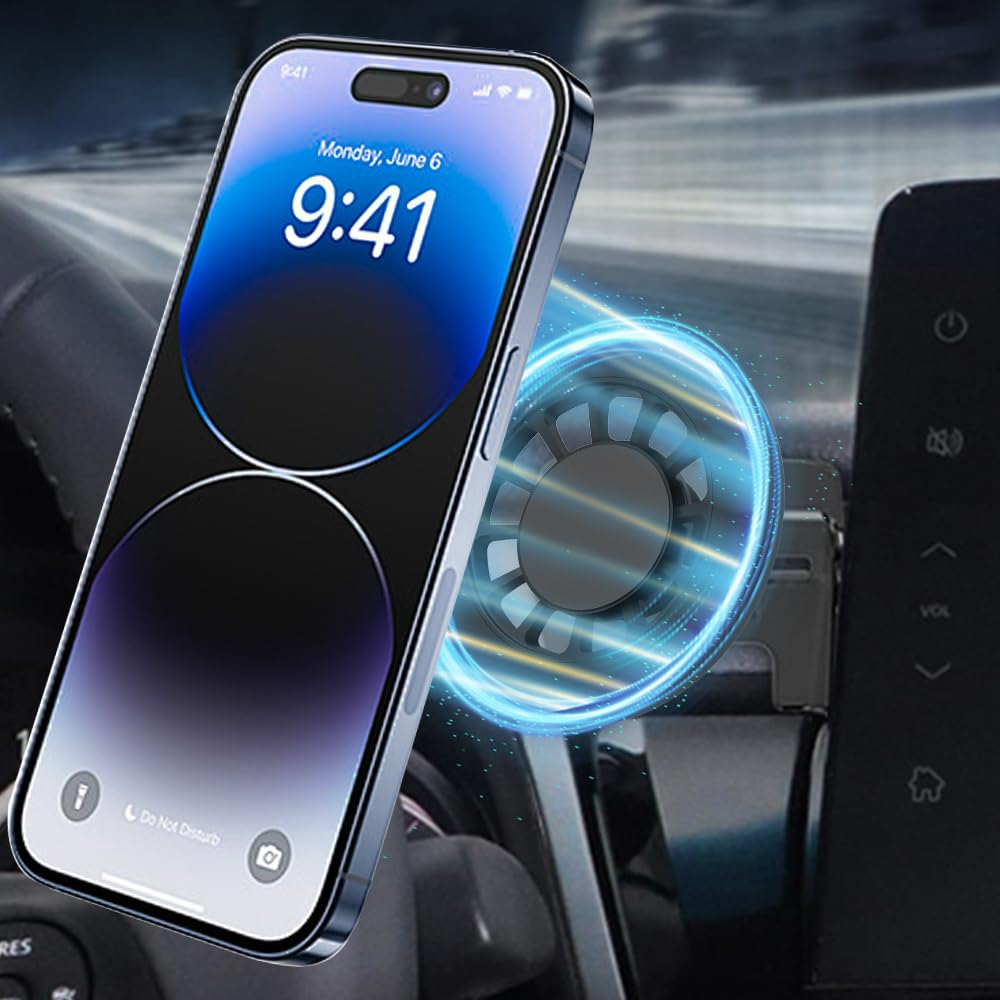 Zchan Car Phone Holder Mount for Toyota Camry 2021-2024 Car Accessories Car Mount 360°Rotation for Car Phone Holder Magnetic Hands Free Compatible…