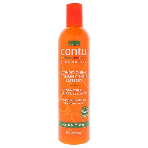 Cantu Conditioning Creamy Hair Lotion with Shea Butter for Natural Hair, 12 fl oz