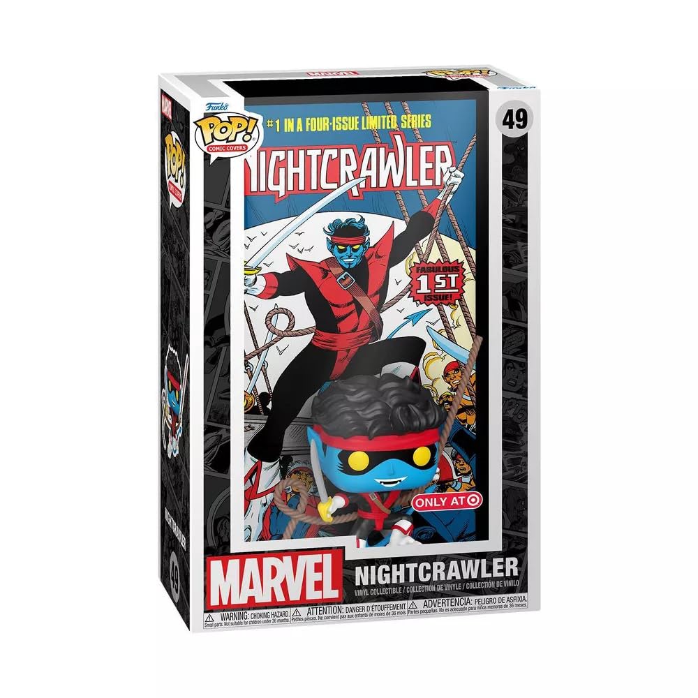 Funko Pop! Comic Cover: Marvel's Nightcrawler (Target Exclusive), 77487
