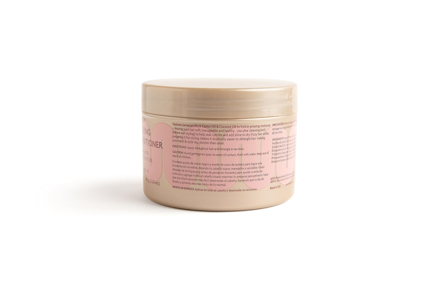 KeraCare CurlEssence Moisturizing Coconut Leave-In Conditioner With Jamaican Black Castor Oil and Coconut Oil - For Curly Hair - Silicone, Sulfate