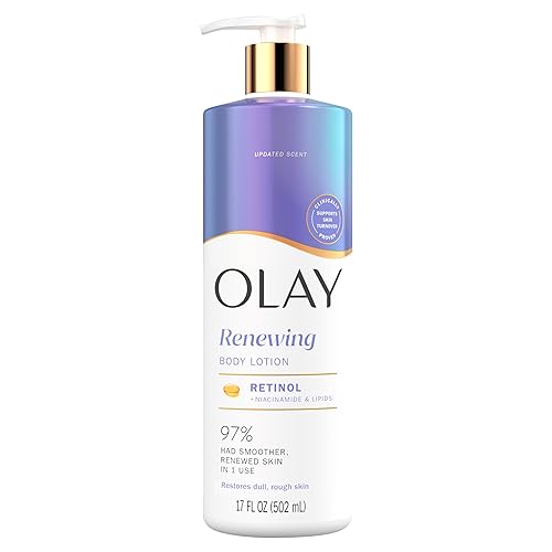 Olay Body Lotion for Women, Smoothing with Retinol Serum, Visibly Smoother Skin, 24hr Moisture & Hydration, Fast Absorbing Formula, Vitamin B3