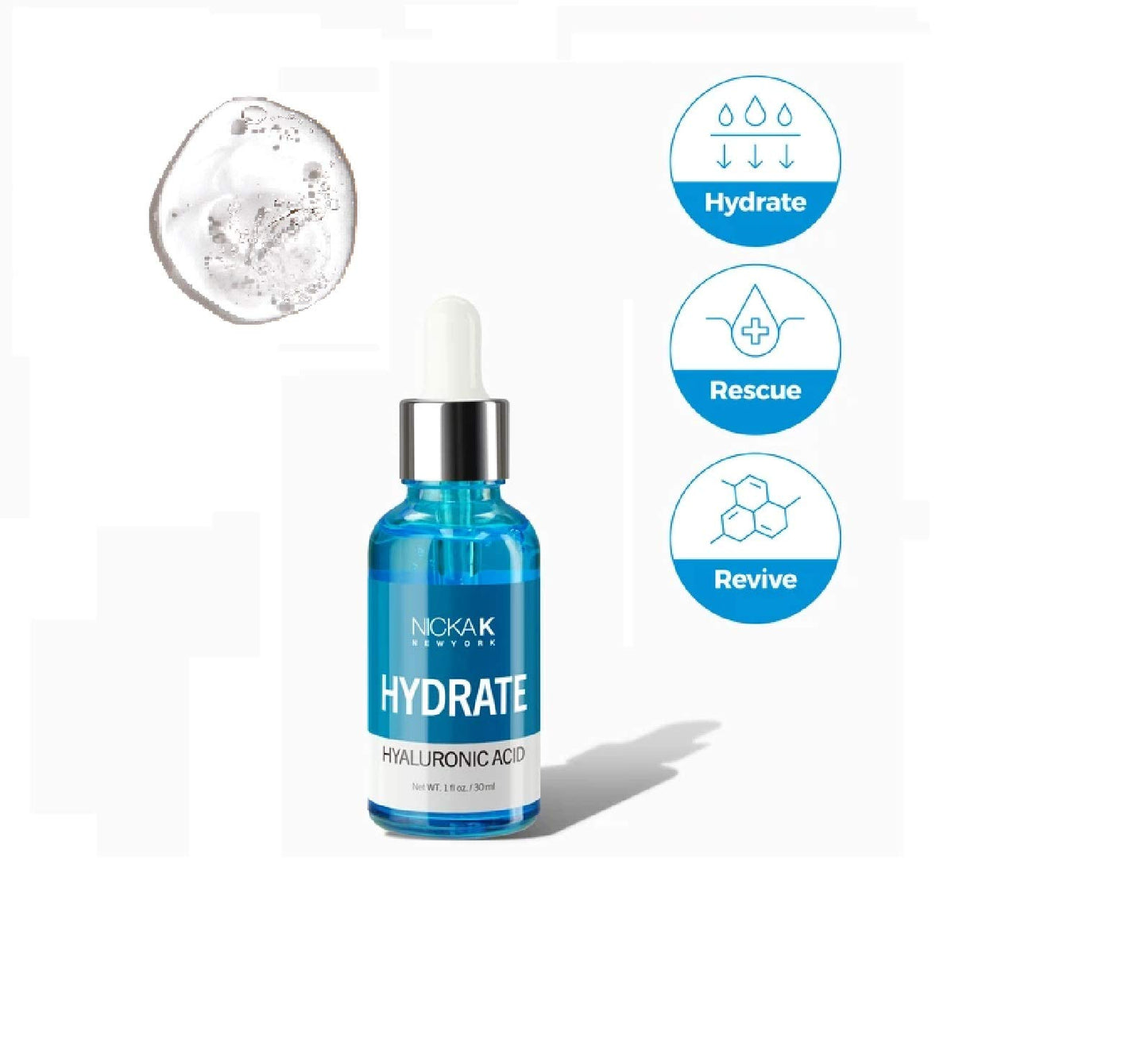 Nicka K New York Facial Serum (SSAM05 Hyaluronic Acid)