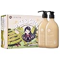 LUSETA Rice Water Shampoo and Conditioner Set for Hair Volume, Strengthening, Nourishing for Hair, Hydrating & Frizz Control, Revitalizes Shine
