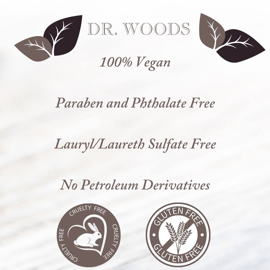Dr. Woods Peppermint Liquid Castile Soap- Castile Soap with Pure Peppermint Oil, Body Wash for Men and Women, Contains Olive Oil, Natural Cleaner