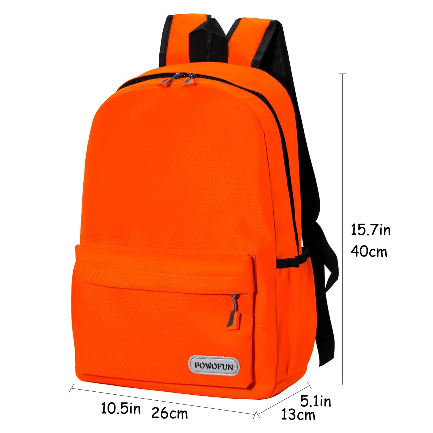 POWOFUN 15 inch Kids Backpack Lightweight Elementary School bag Kindergarten Bookbag Casual Travel Daypack