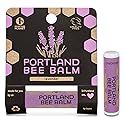 Portland Bee Balm All Natural Handmade Beeswax Based Lip Balm, Lavender 1 Count