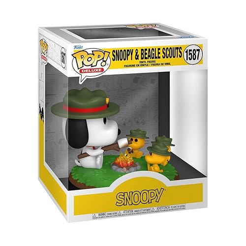 Funko POP! Deluxe: Peanuts - Snoopy with Woodstock - (Camping) - Classic Peanuts - Collectable Vinyl Figure - Gift Idea - Official Merchandise…