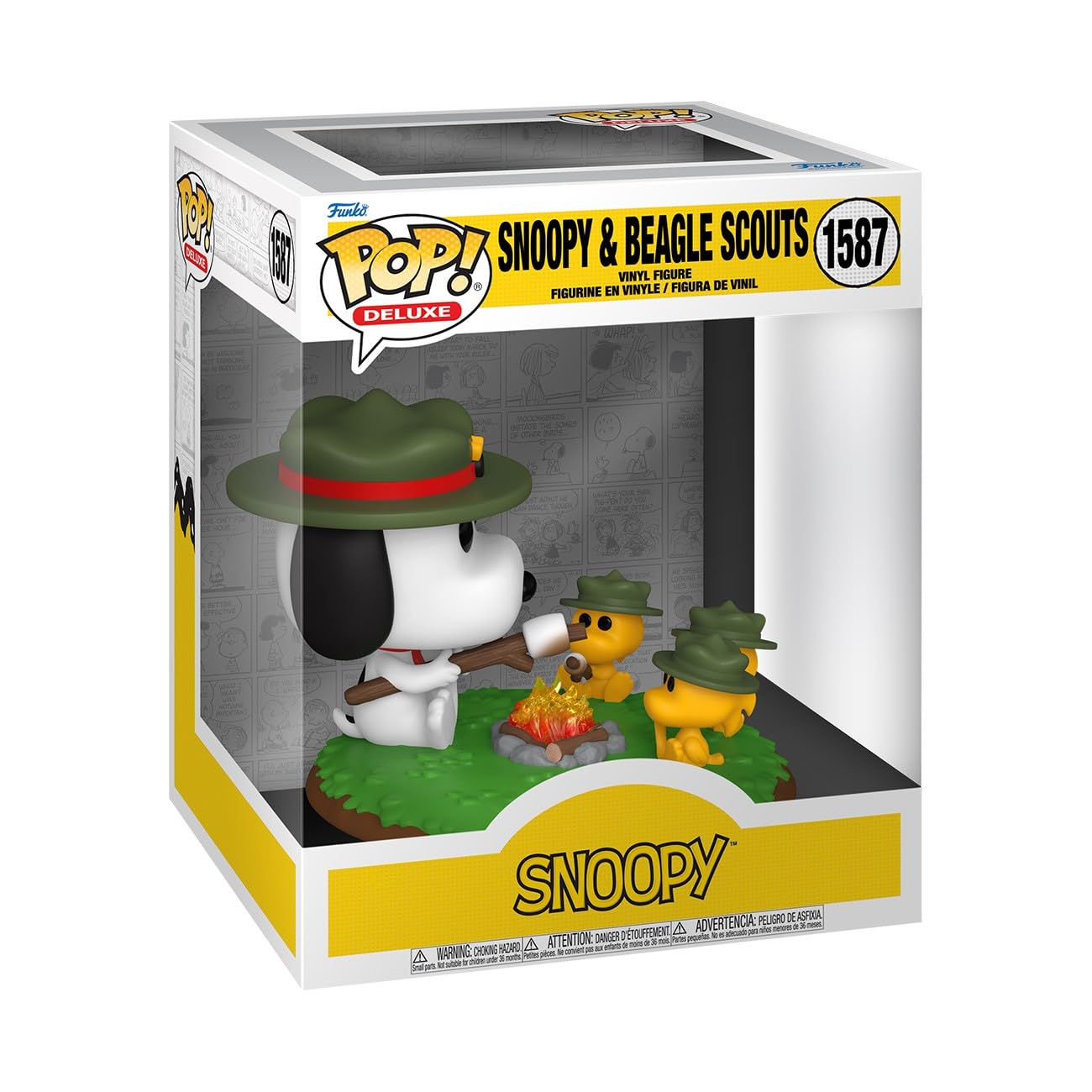 Funko POP! Deluxe: Peanuts - Snoopy with Woodstock - (Camping) - Classic Peanuts - Collectable Vinyl Figure - Gift Idea - Official Merchandise…