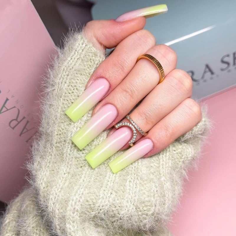 Kiara Sky C Curve XXL Nail Tip Case (500 Tips in 10 Sizes) (Square Natural) Beauty & Personal Care KIARA SKY