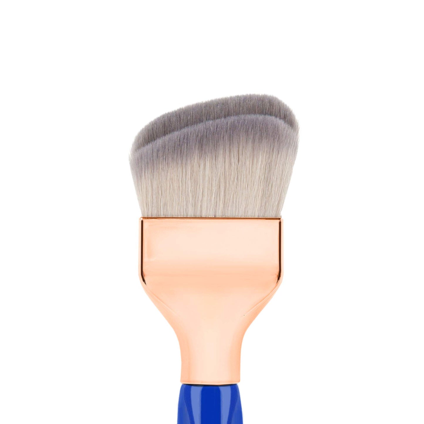 Bdellium Tools Professional Makeup Brush - Golden Triangle 971 Large Slanted Double Dome Blender - With All Vegan and Soft Synthetic Fibers,