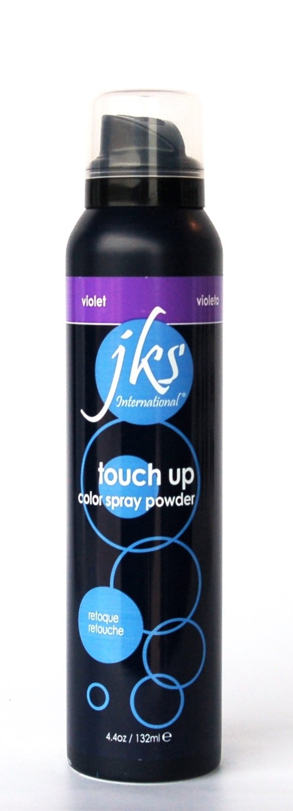 JKS® Touch Up Spray VIOLET, temporary hair color spray powder. No commitment hair color