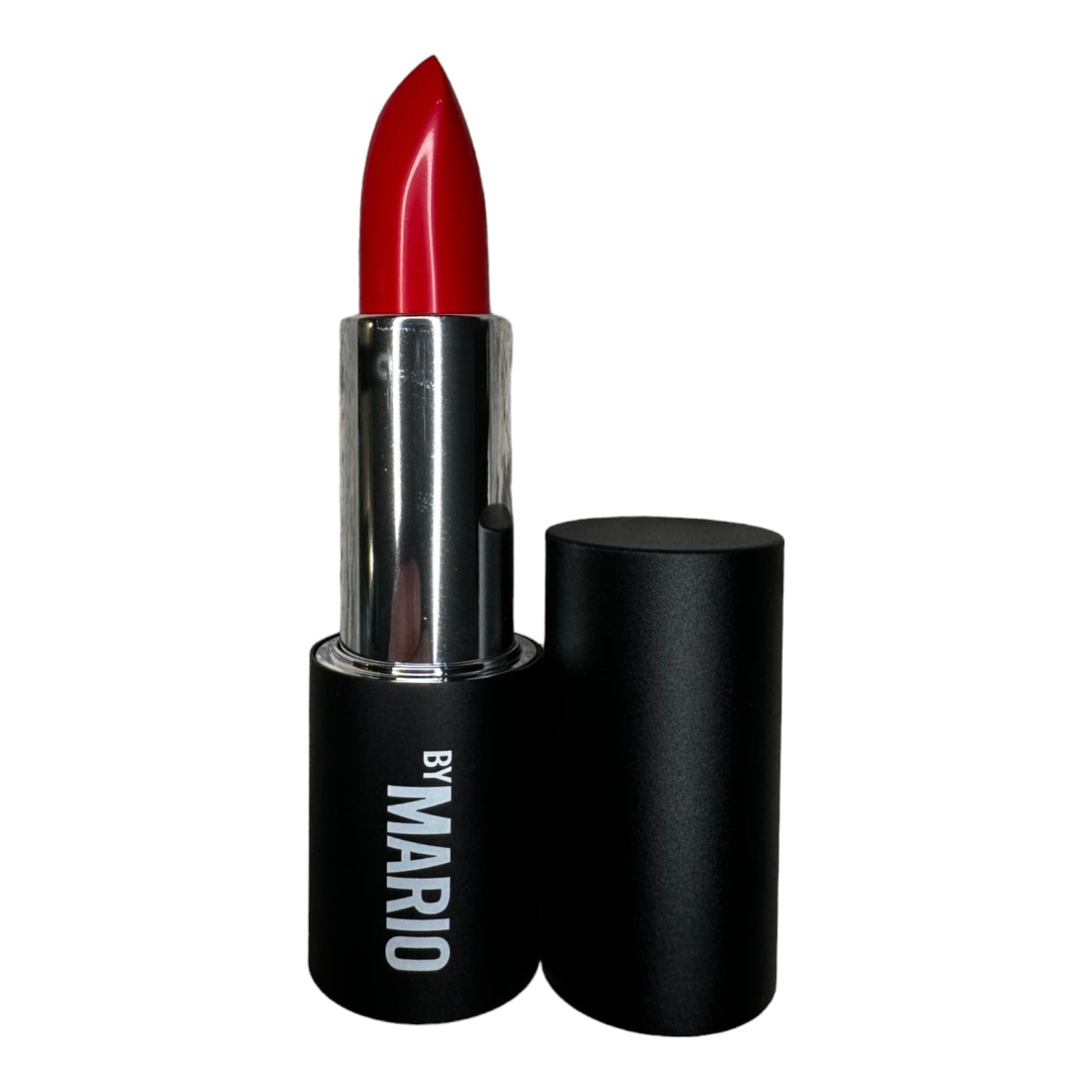Makeup By Mario SuperSatin Lipstick | A classic, creamy satin lipstick with a soft sheen | Size 0.12 oz / 3.5 g (Chelsea - red-orange)