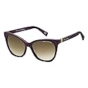 Marc Jacobs Women's Marc 336/S Cat Eye Sunglasses, Plum/Brown Gradient, 56mm, 16mm
