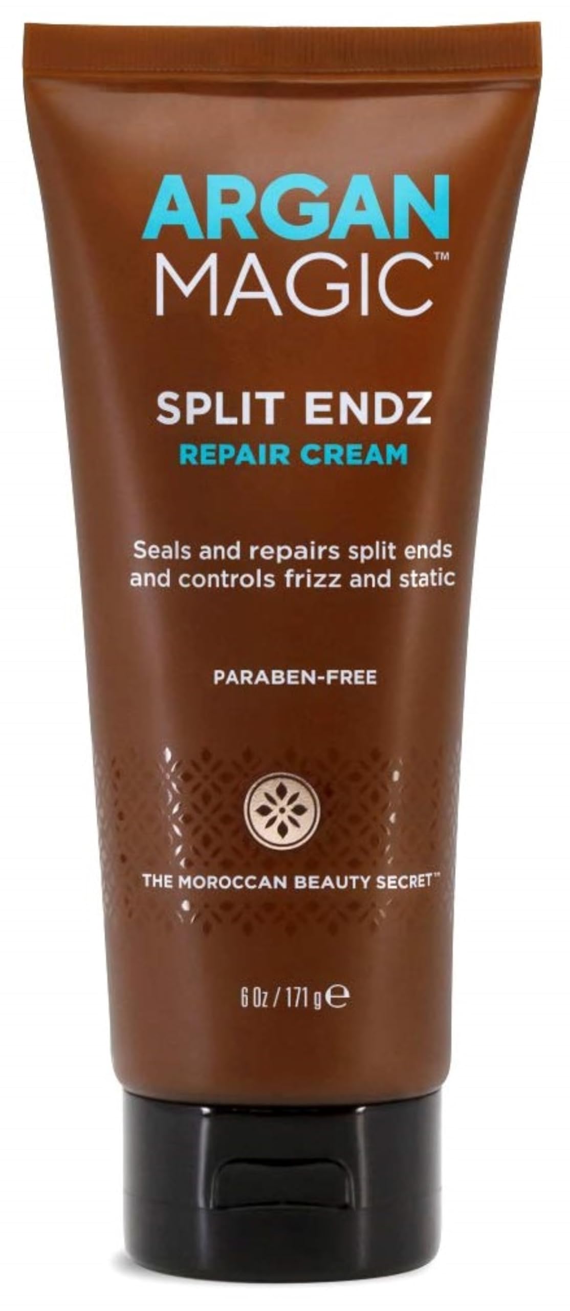 Argan Magic Split Endz Cream - Instantly Binds Frayed and Separated Ends While Preventing Future Breakage | Controls Frizz | Made in USA, Paraben