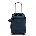 Kipling Women's Gaze Large Rolling, Durable, Wheeled Backpack with Adjustable Shoulder Straps, Nylon Book Bag, True Blue Tonal, 8.25" L x 17.25" H x 12.25" D,100352251